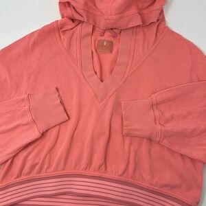 FP Movement Free‎ People Grand Slam Crop Sweatshirt Hoodie Medium Pink